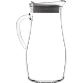 Üvegkancsó fedővel, üveg, 1,8 l