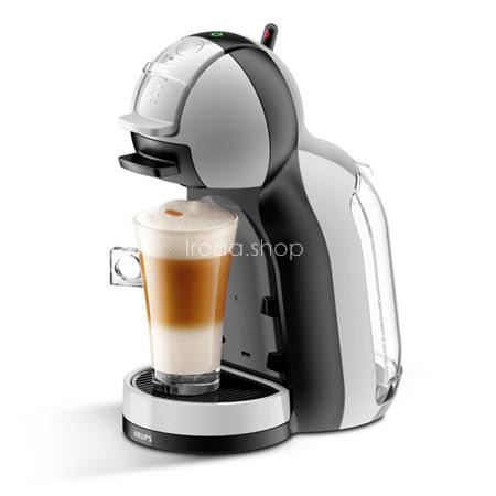 Kávéfőzőgép, kapszulás, KRUPS "Dolce Gusto KP123B10 Mini Me", szürke-fekete