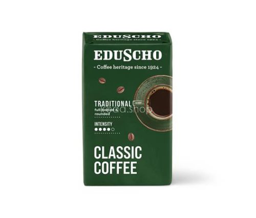 Kávé, pörkölt, őrölt, 250 g, EDUSCHO "Classic Traditional"