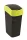Billenős szemetes, 45 liter, CURVER "Pacific flip bin", fekete/sárga