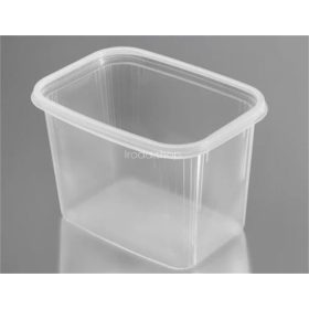 Műanyag tál, lezárható, 1000 ml, 50 db "Svéd"