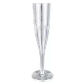 Pezsgőspohár, 1 dl, 10 db, "Party", kristály