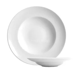   Mélytányér, fehér, 23 cm, 6 db-os szett, "Economic"