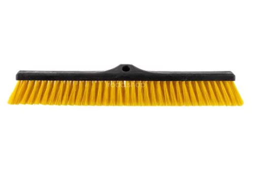 Tolóseprű, beltéri, műanyag, 60 cm, BONUS "Bollox", sárga