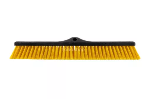 Tolóseprű, beltéri, műanyag, 60 cm, BONUS "Bollox", sárga