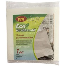  Törlőkendő, univerzális, 38x38 cm, 1 db, TUTI "Soft Eco"