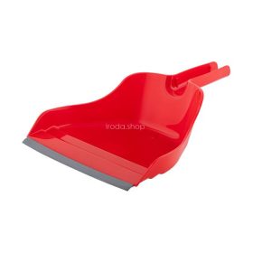   Szemeteslapát, gumiéllel, BONUS "Handrix HACCP", piros