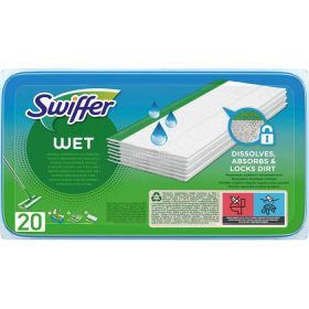   Nedves padlótörlő kendő, utántöltő, 20 db, SWIFFER "Sweeper", citrus illat