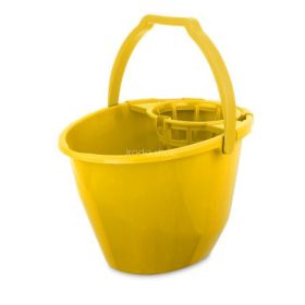 Felmosóvödör, csavarókosárral, 11 l, BONUS, sárga