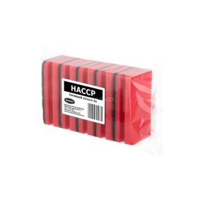 Mosogatószivacs, extra nagy, 5 db, BONUS, piros