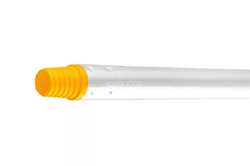 Nyél, menetes, alukróm, 140 cm, BONUS "Heavy Duty" , fehér