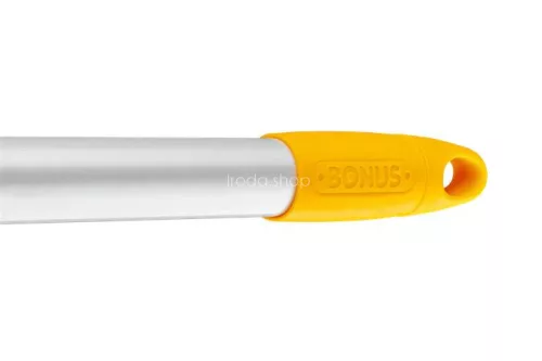 Nyél, menetes, alukróm, 140 cm, BONUS "Heavy Duty" , fehér