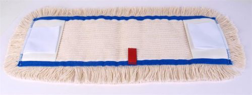 Lapos felmosó huzat, zsebes-füles, pamut, 50 cm