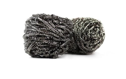 Inox fémsúroló, spirál, 2 db, BONUS