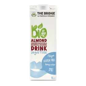   Növényi ital, cukormentes, bio, dobozos, 1 l, THE BRIDGE, mandula
