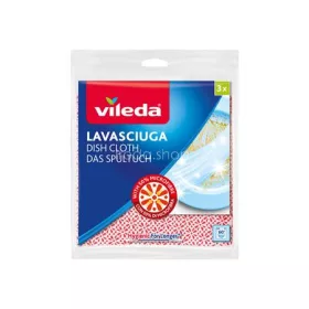 Mosogatókendő, 50% mikroszállal, 3 db, VILEDA