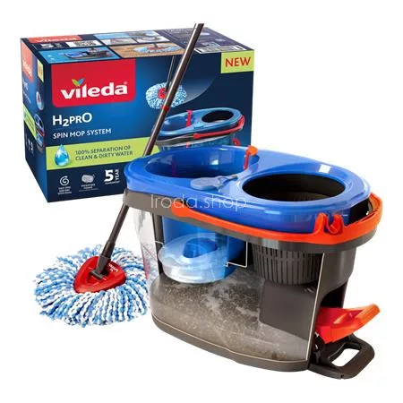 Forgó felmosószett, pedálos, VILEDA "H2PrO"