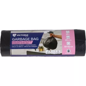   Szemeteszsák, extra erős, 20 l, 20 db, 50x50 cm, VICTORIA FACILITY