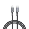 USB kábel, USB-C - Lightning (Apple), 1,2m, VERBATIM, fekete