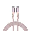 USB kábel, USB-C - USB-C, 1,2 m, 100W, mágneses, VERBATIM, rózsaszín