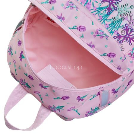 Hátizsák, ovis, LEGO "Flowers", rózsaszín-mintás