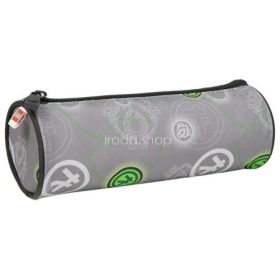   Tolltartó, henger alakú, cipzáras, LEGO "Ninjago Elemental Master of Energy", szürke-mintás