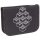 Tolltartó, klapnis, cipzáras, töltött, LEGO "Bricks", fekete-mintás