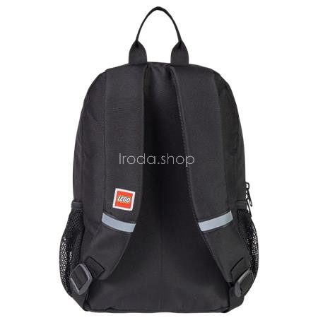 Hátizsák, közepes, LEGO "Ninjago Cole", fekete-mintás