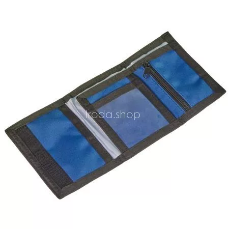 Pénztárca, tépőzáras, LEGO "Ninjago Jay", kék-mintás