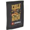 Pénztárca, tépőzáras, LEGO "Ninjago Cole", fekete-mintás