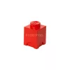 Tárolódoboz, szögletes, LEGO, piros