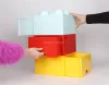 Tárolódoboz, fiókos, LEGO "Brick", vízkék