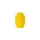 Tárolódoboz, henger, LEGO, sárga