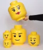 Tárolódoboz, fej, kicsi, LEGO, Happy Boy
