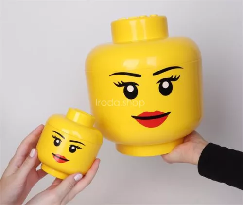 Tárolódoboz, mini, LEGO, Girl