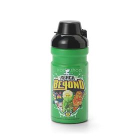   Kulacs, 390 ml, LEGO "Ninjago", zöld-fekete-mintás