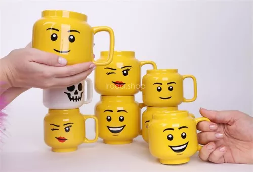 Bögre, kerámia, 530 ml, LEGO, Winky