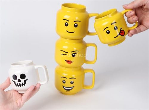 Bögre, kerámia, 530 ml, LEGO, Happy Boy