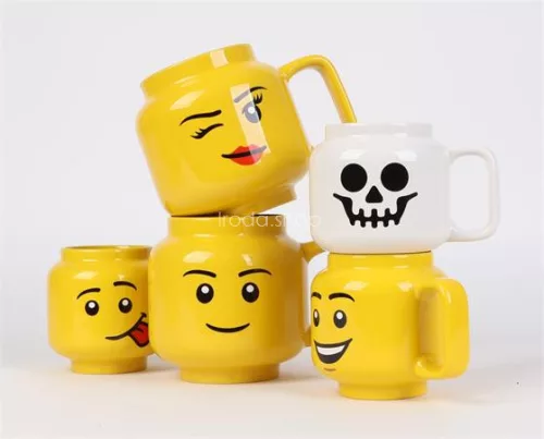 Bögre, kerámia, 530 ml, LEGO, Happy Boy