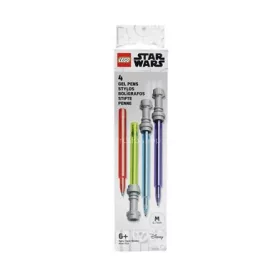   Zseléstoll készlet, 0,7 mm, fénykard, LEGO "Star Wars", 4 különböző szín