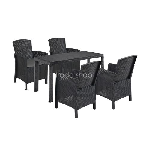 Hellma 4+1 kerti bútor garnitúra szett