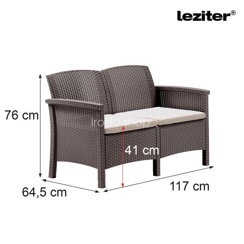 Venus 2 üléses kerti kanapé