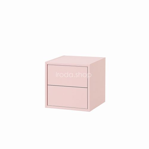 Boxie 2 fiókos fali szekrény 40x40x37 cm pink