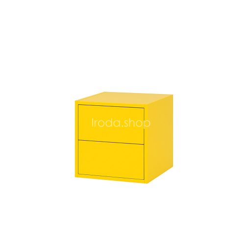 Boxie 2 fiókos fali szekrény 40x40x37 cm sárga