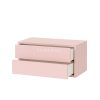 Boxie 2 fiókos fali szekrény 40x80x37 cm pink