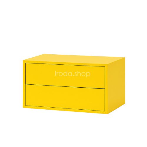 Boxie 2 fiókos fali szekrény 40x80x37 cm sárga