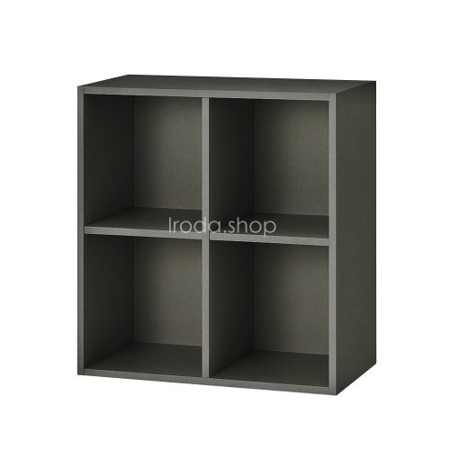 Boxie nyitott fali szekrény 80x80x37 cm antracit