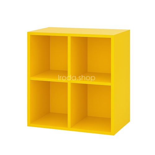 Boxie nyitott fali szekrény 80x80x37 cm sárga