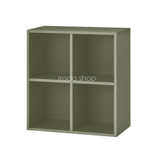 Boxie nyitott fali szekrény 80x80x37 cm zöld