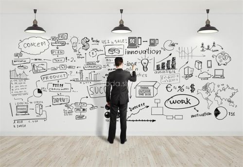 Öntapadó tábla, táblamarkerrel írható, APLI, fehér